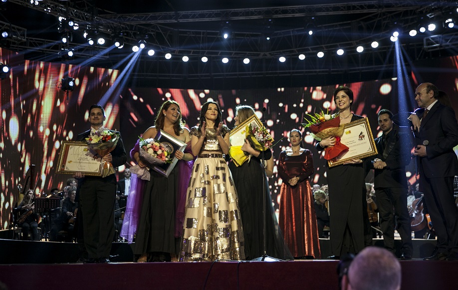 The winners of the 14th International Operatic Competition Marie Kraja